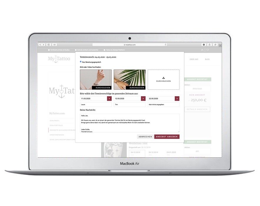 Edit offer afterwards