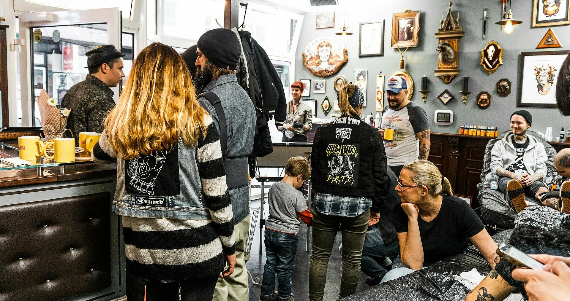Das Tattoo Studio von innen