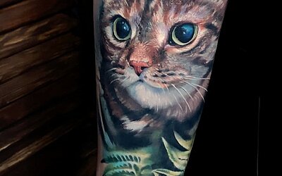 Katzen Tattoo