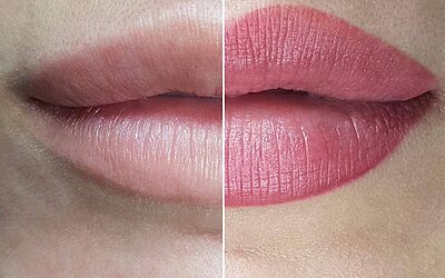 PMU, Permanent Make-up, Lippen, Gesicht