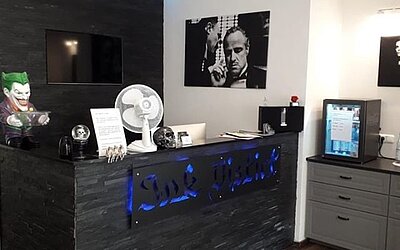 Das Ink District Studio im Empfangsbereich