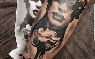 Black & Grey Tattoo