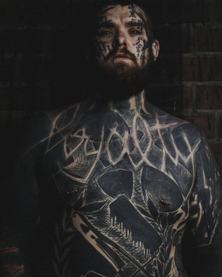25 Of The Best Blackwork Tattoos For Men in 2023  FashionBeans