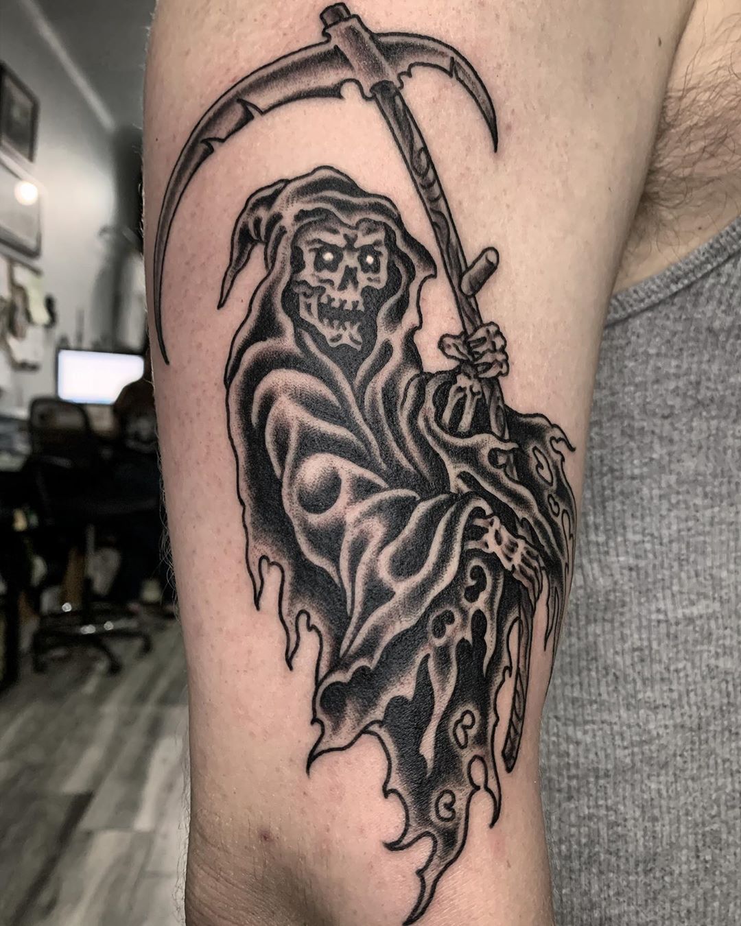 Mytattoo Com Der Sensenmann Die Dunkle Darstellung Des Todes