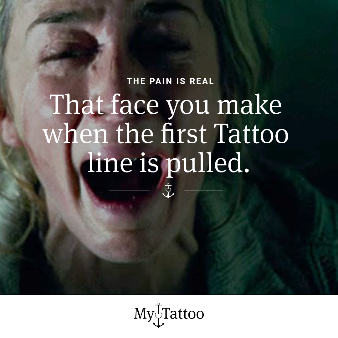 Schmerzen tattoo knöchel Tattoo? (Buchstaben)