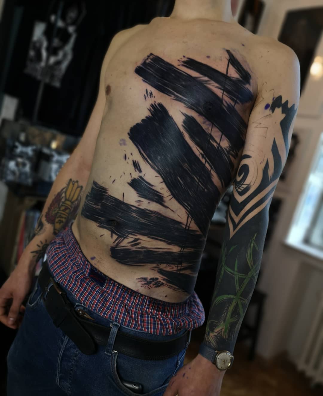 100 Delightful Blackwork Tattoo Designs  Redefining the Art of Tattooing